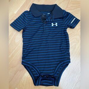 Under Armour Baby Boy Collared Onesie Outfit